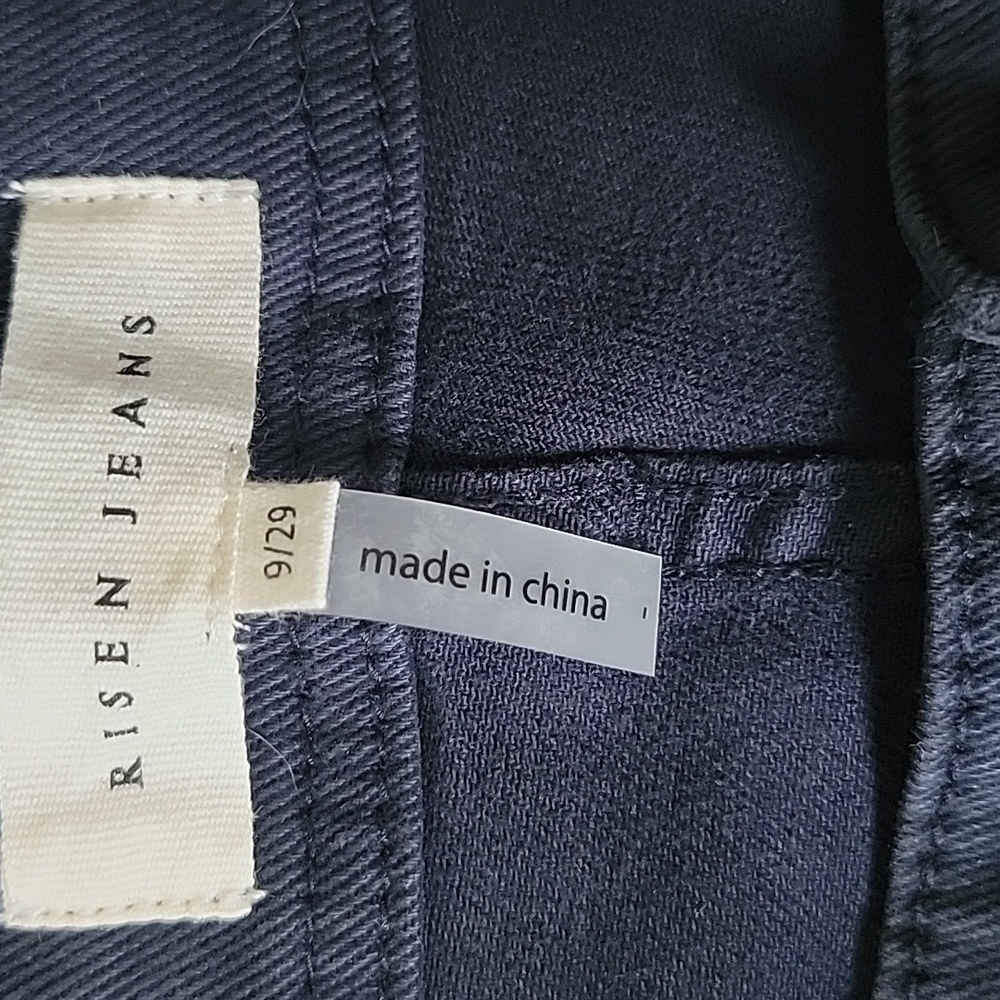 Risen Navy Blue High-Waisted Pants 9/29. NWT - Picture 8 of 9